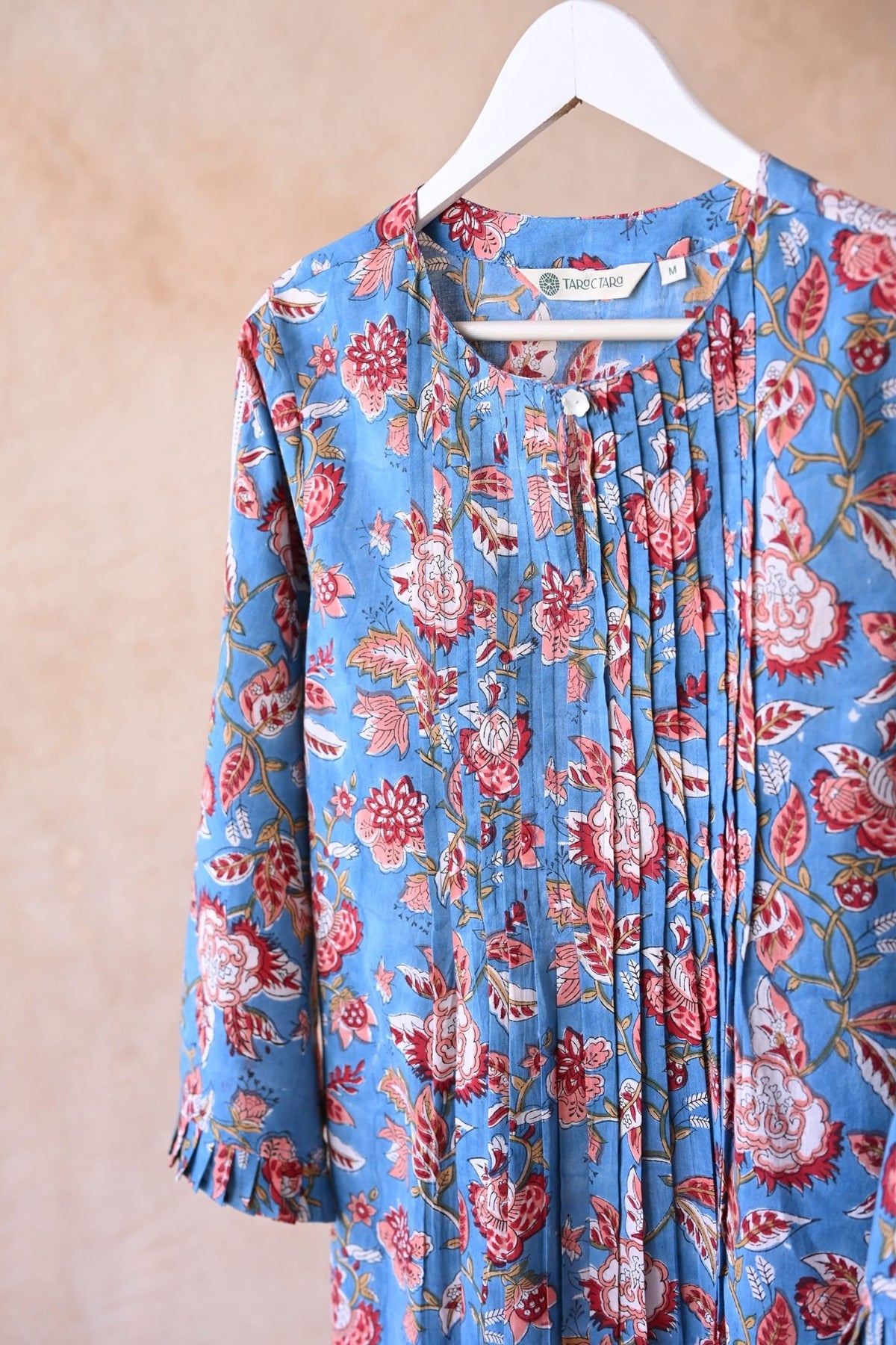 Blue Floral Printed Kurta - Tara - C - Tara
