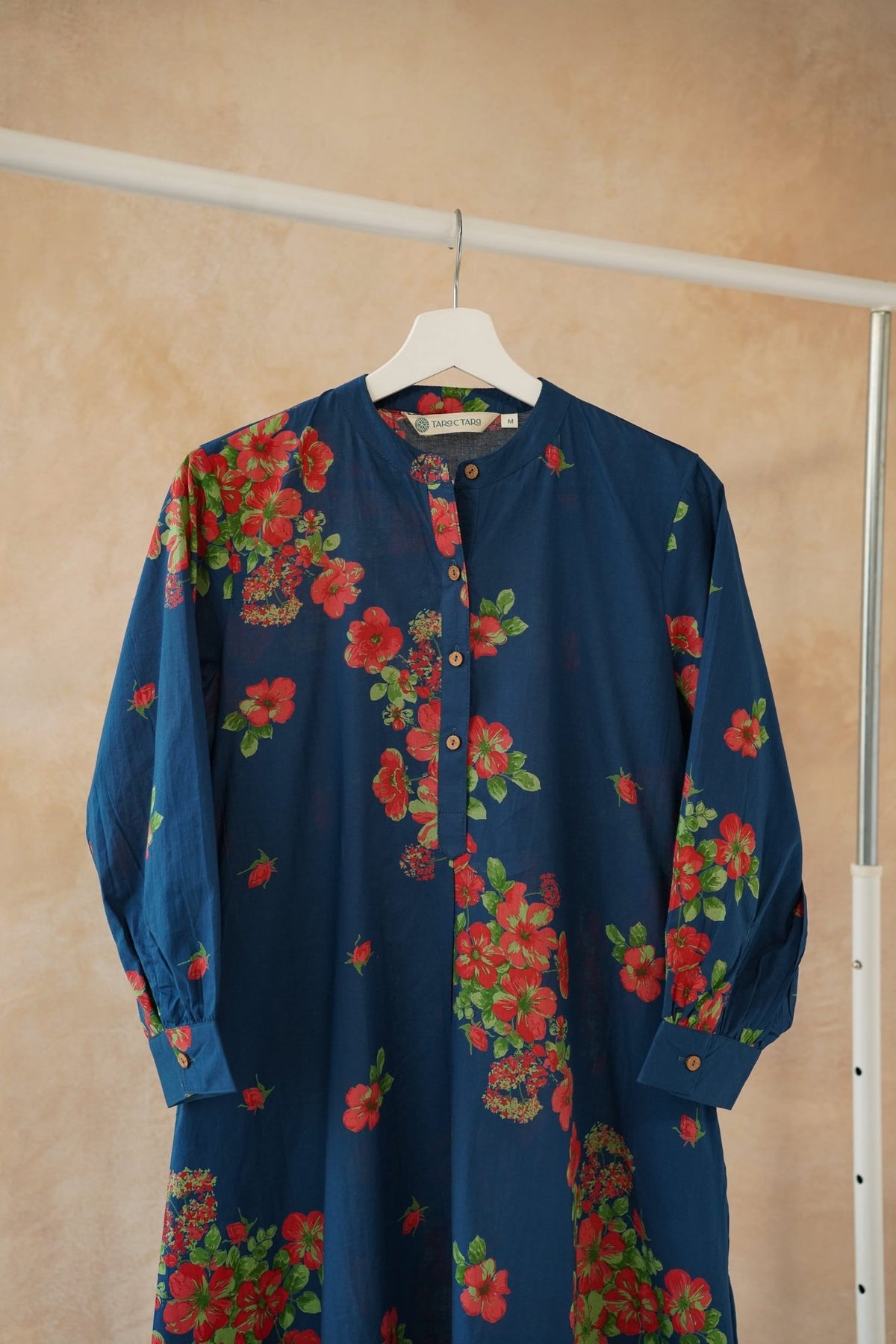 Floral Bloom Blue Kurta - Tara - C - Tara