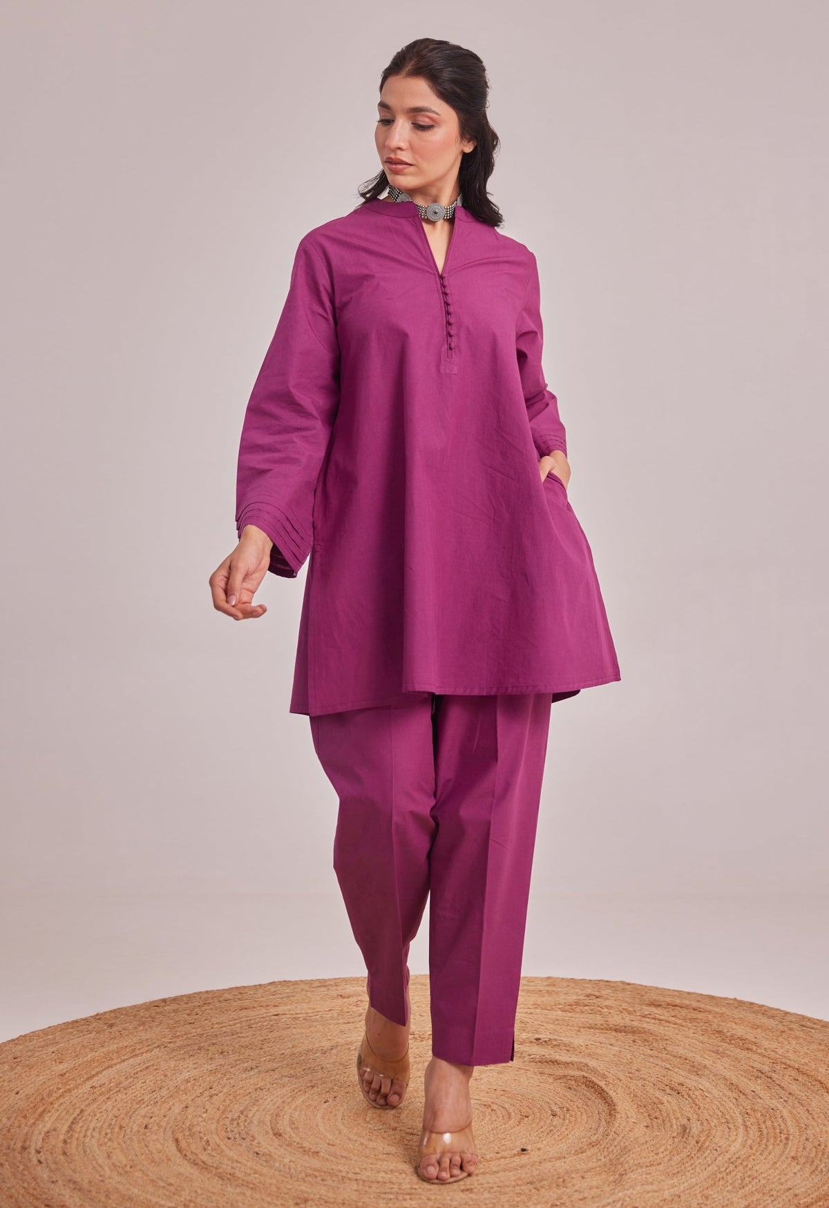 Purple Co - ord Set - Tara - C - Tara
