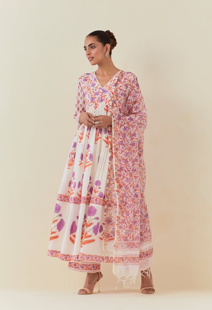 Best Anarkali Cotton Suits to Wear This Ganesh Chaturthi - Tara-C-Tara