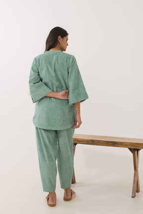 Sage Green Corduroy Co-ord Set