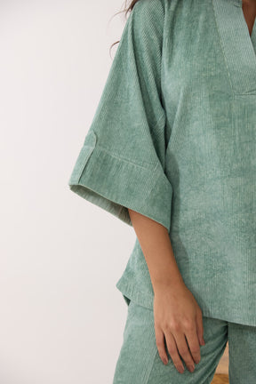 Sage Green Corduroy Co-ord Set