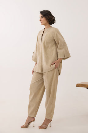 Ivory Corduroy Co-ord Set