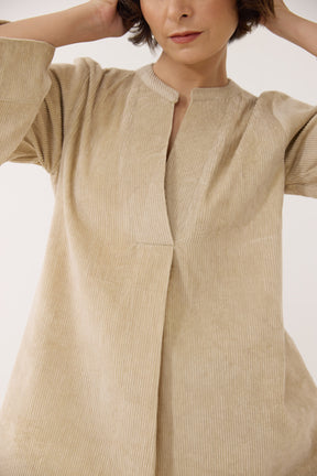 Ivory Corduroy Co-ord Set