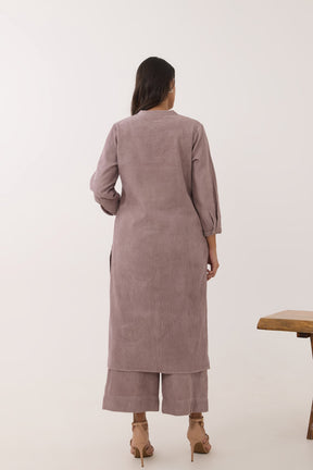 Dusty Mauve Corduroy Co-ord Set