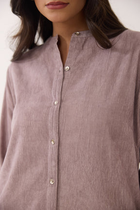 Dusty Mauve Corduroy Co-ord Set