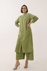 Olive Green Corduroy Co-ord Set