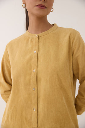 Golden Mustard Corduroy Co-ord Set