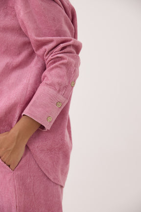 Baby Pink Corduroy Co-ord Set