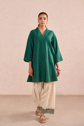 Emerald Green & Ivory Co-ord Set