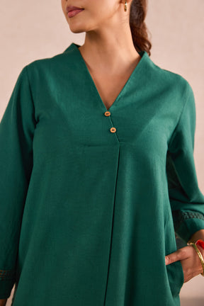 Emerald Green & Ivory Co-ord Set