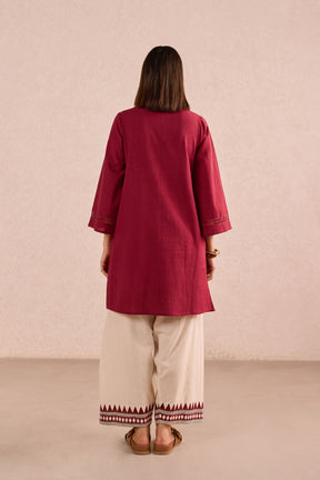 Raspberry & Ivory Co-ord Set