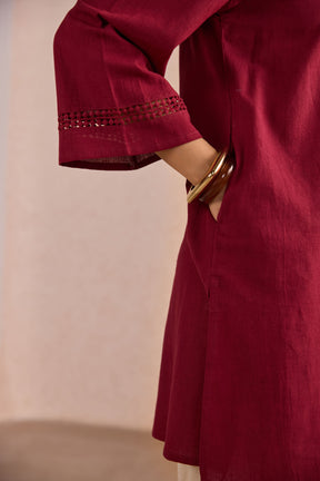 Raspberry & Ivory Co-ord Set