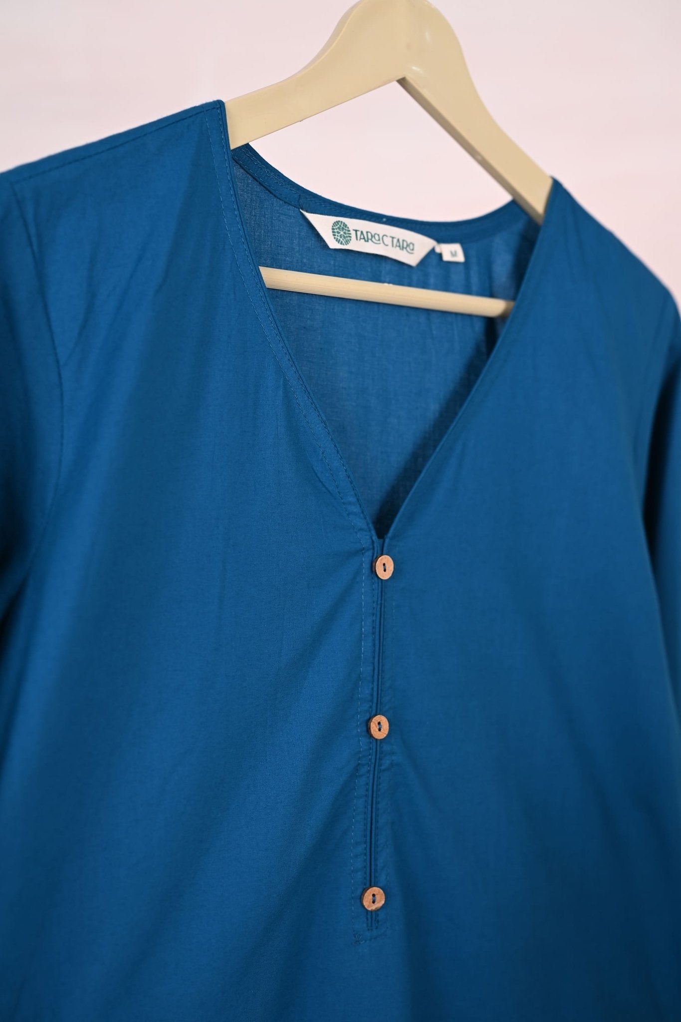 Azure Bloom Pleated Kurta - Tara - C - Tara