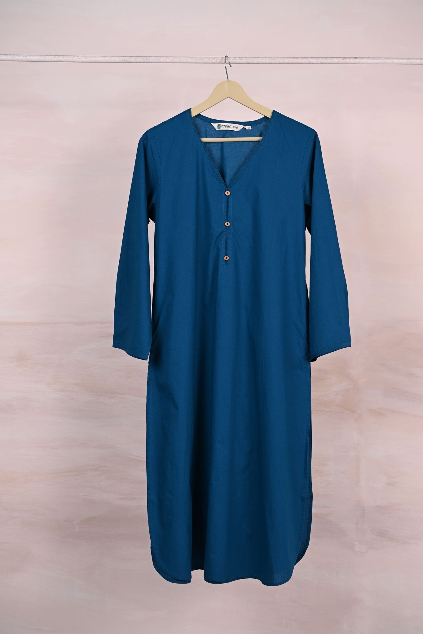 Azure Bloom Pleated Kurta - Tara - C - Tara