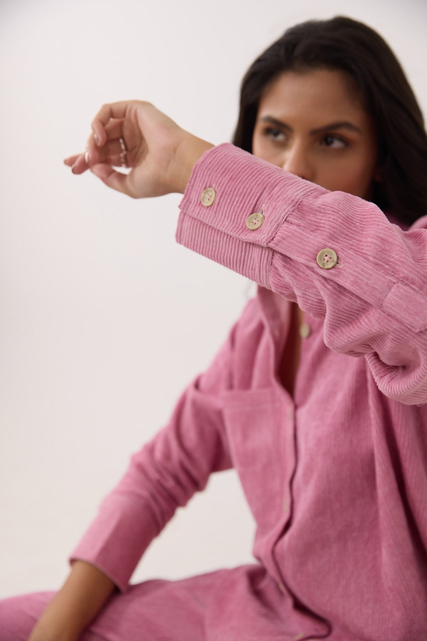 Baby Pink Corduroy Co - ord Set - Tara - C - Tara