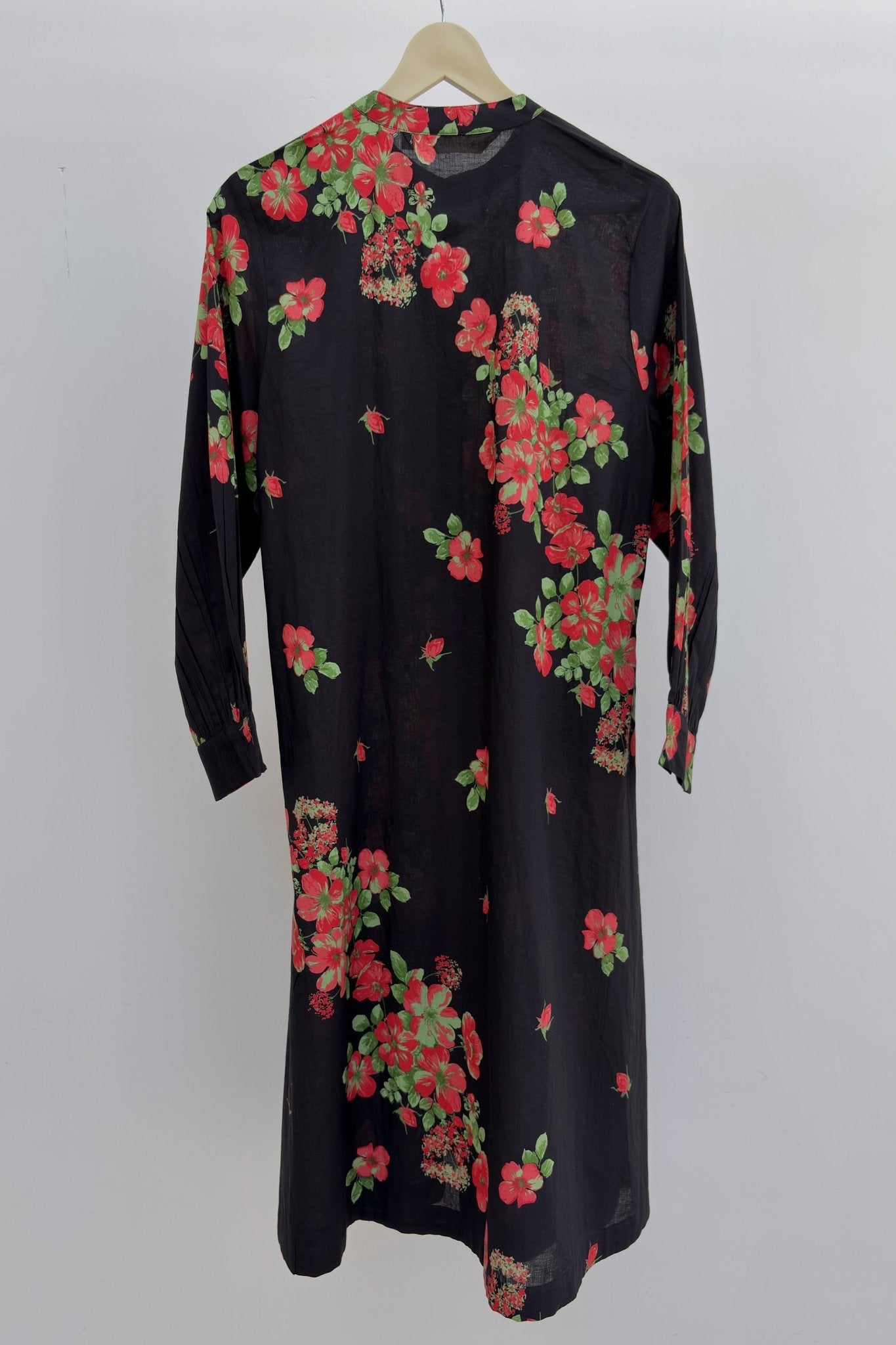 Black Bloom Blue Kurta - Tara - C - Tara