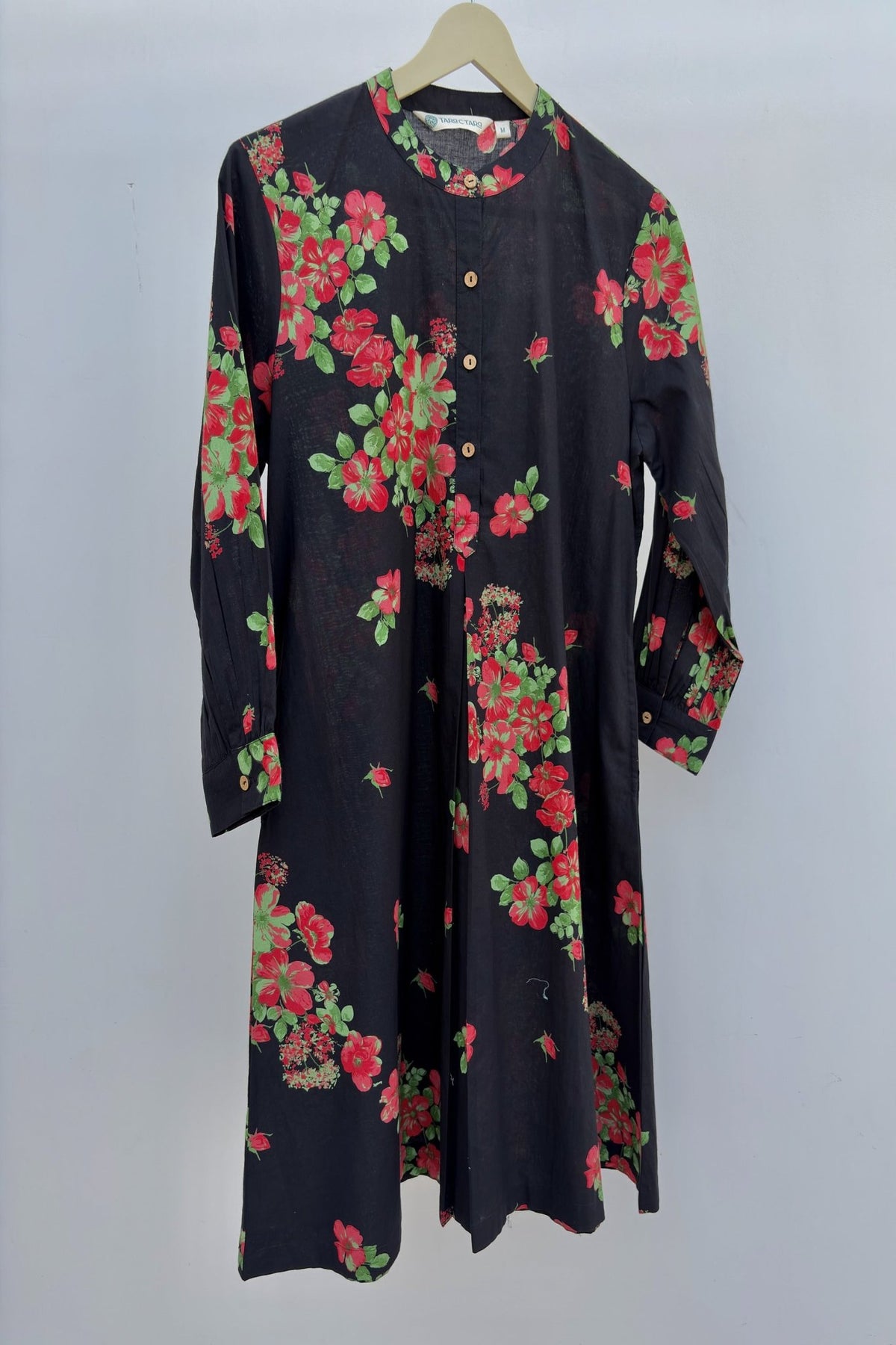 Black Bloom Blue Kurta - Tara - C - Tara