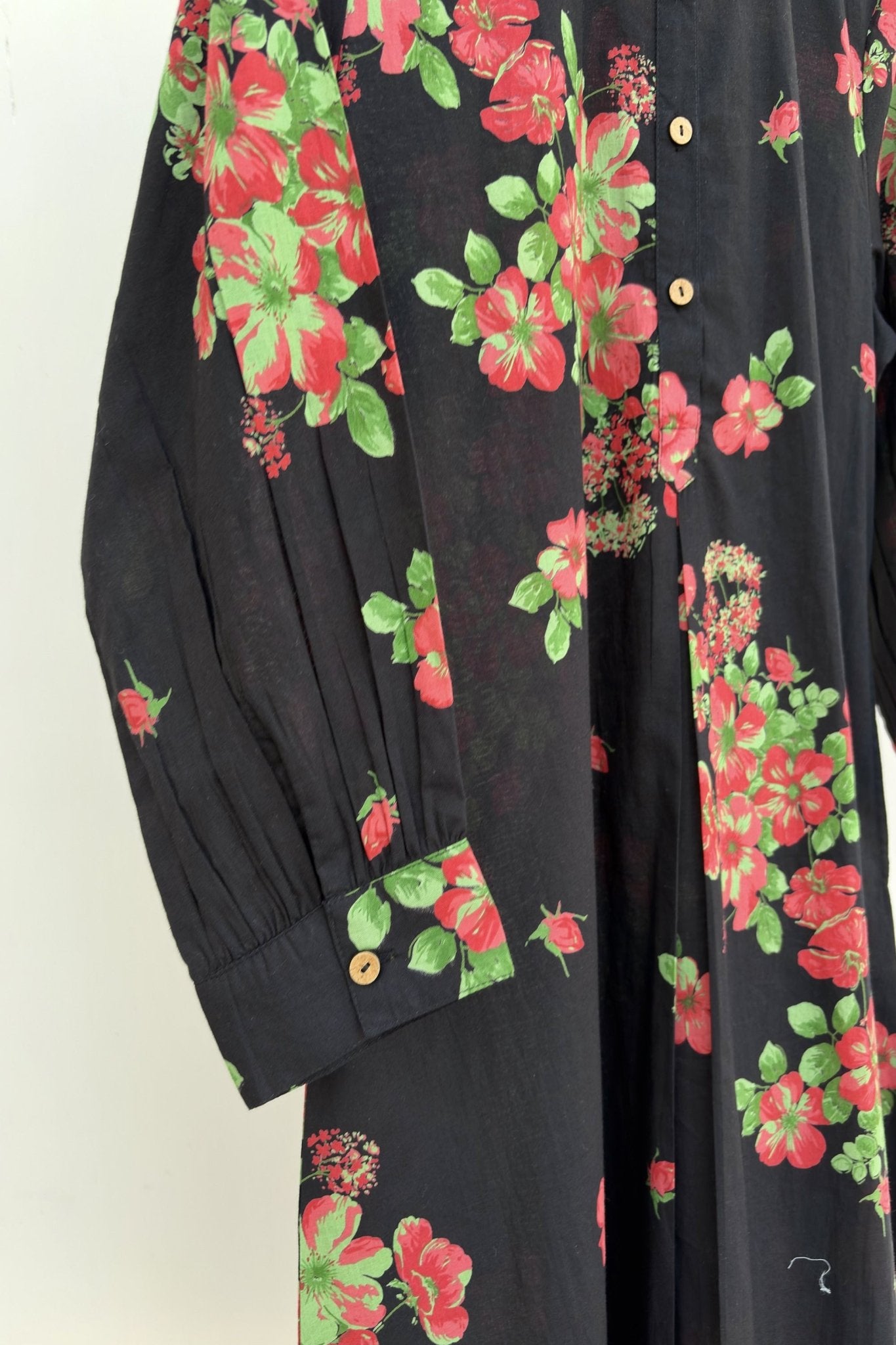 Black Bloom Blue Kurta - Tara - C - Tara