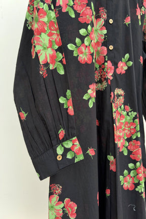 Black Bloom Blue Kurta - Tara - C - Tara