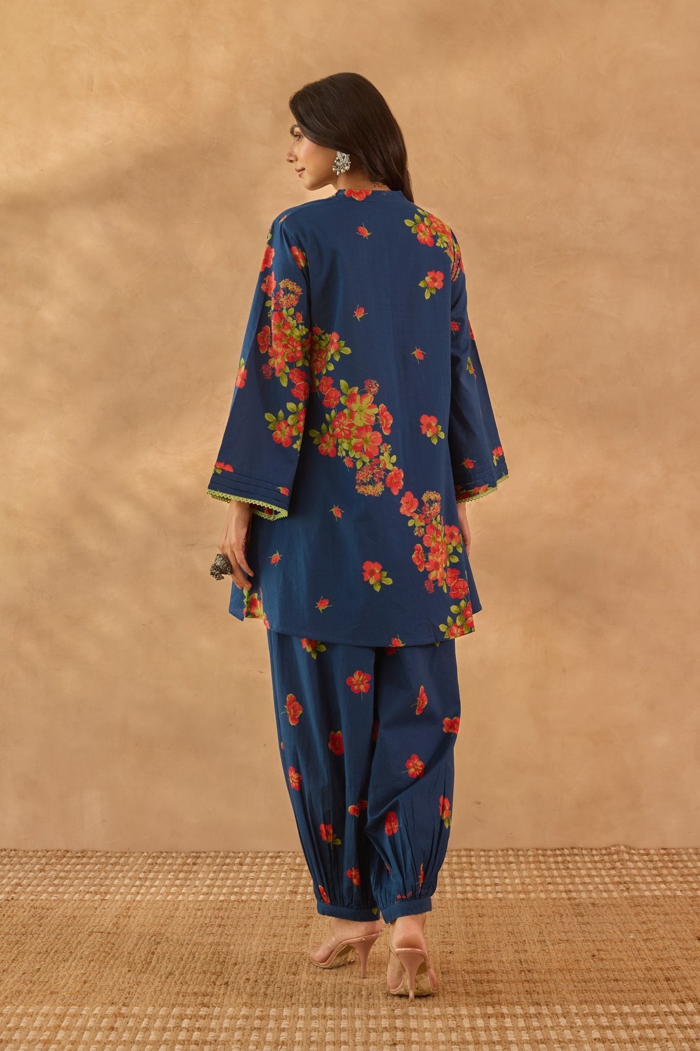 Blue Floral Coord Set - Tara - C - Tara