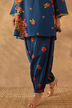 Blue Floral Coord Set - Tara - C - Tara