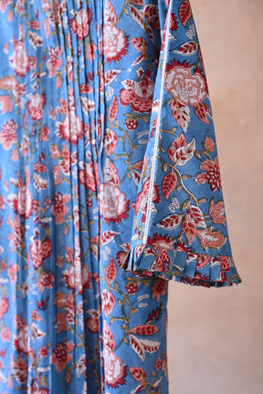 Blue Floral Printed Kurta - Tara - C - Tara
