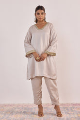 Champagne Pearl Embellished Co - ord set - Tara - C - Tara