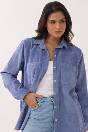 Dusty blue Corduroy Co-ord Set