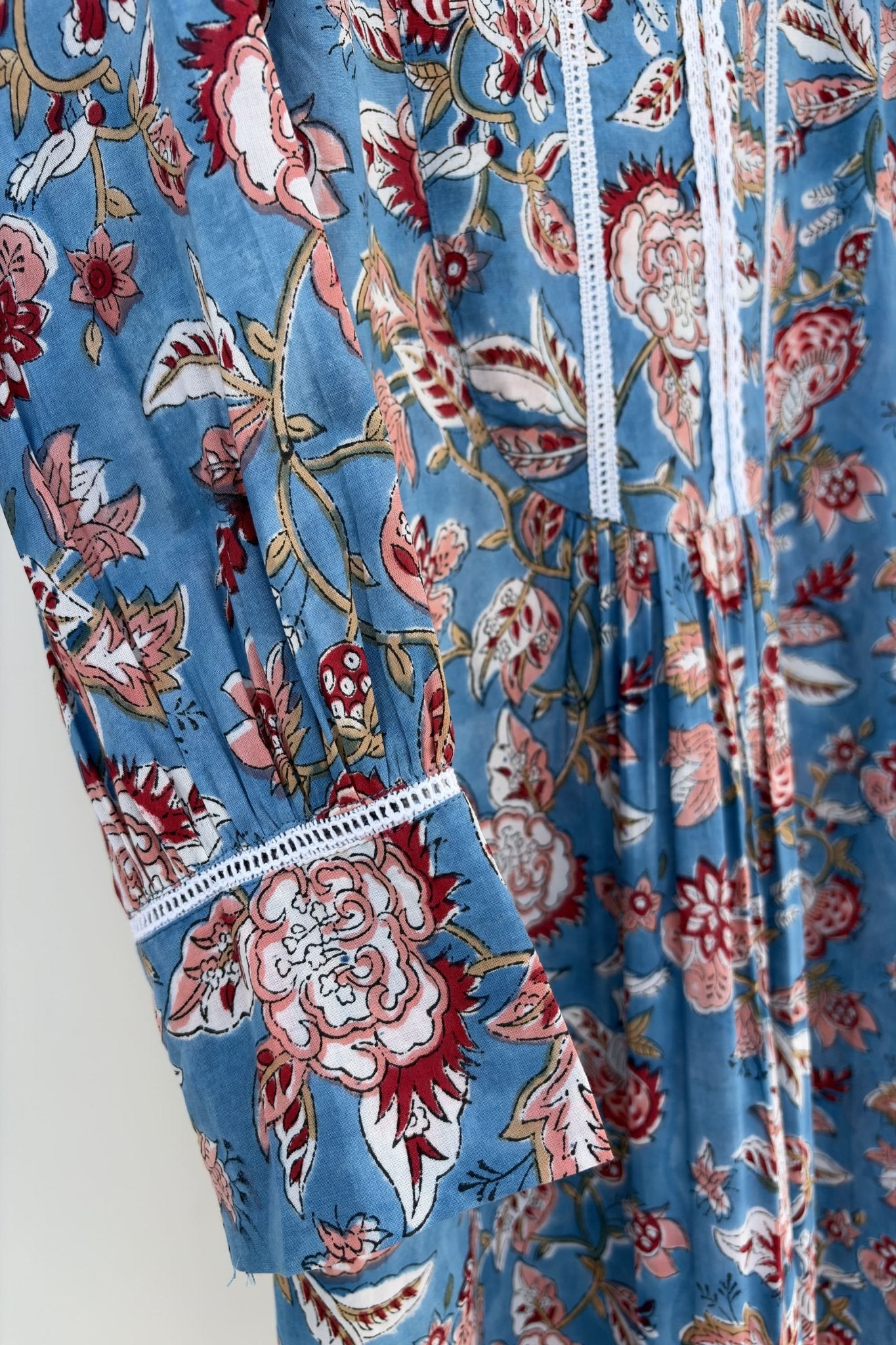 Enchanted Garden Floral Blue Kurta - Tara - C - Tara