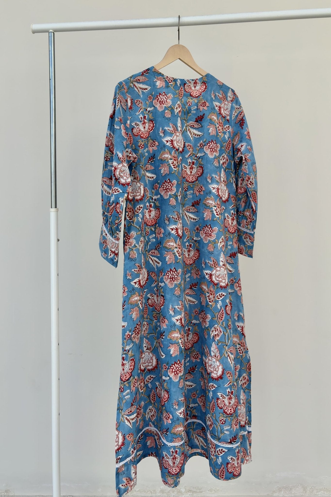 Enchanted Garden Floral Blue Kurta - Tara - C - Tara