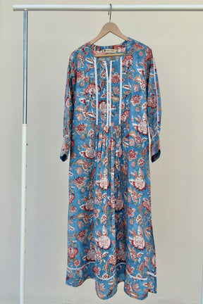 Enchanted Garden Floral Blue Kurta - Tara - C - Tara