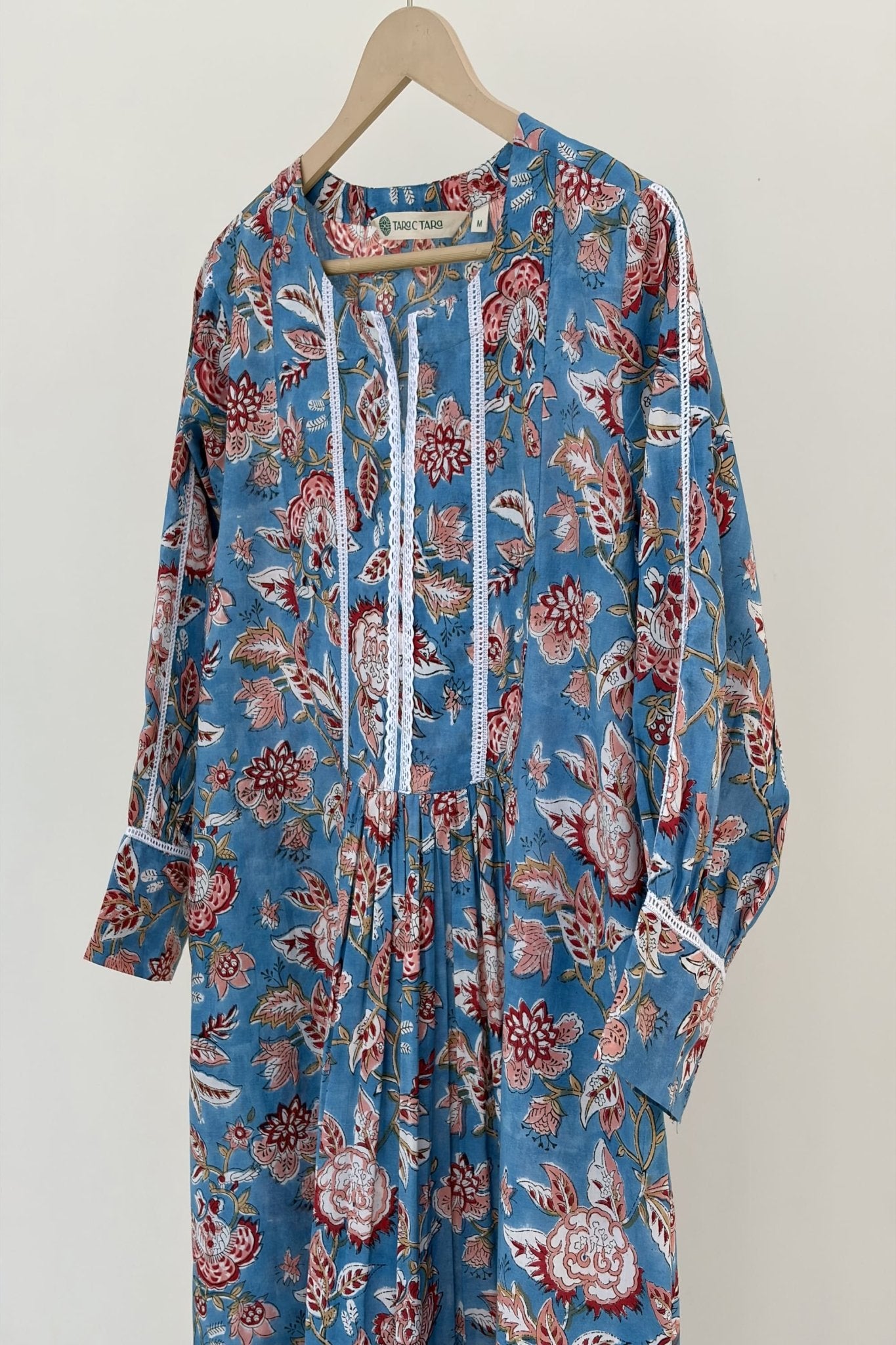Enchanted Garden Floral Blue Kurta - Tara - C - Tara
