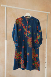 Floral Bloom Blue Kurta - Tara - C - Tara
