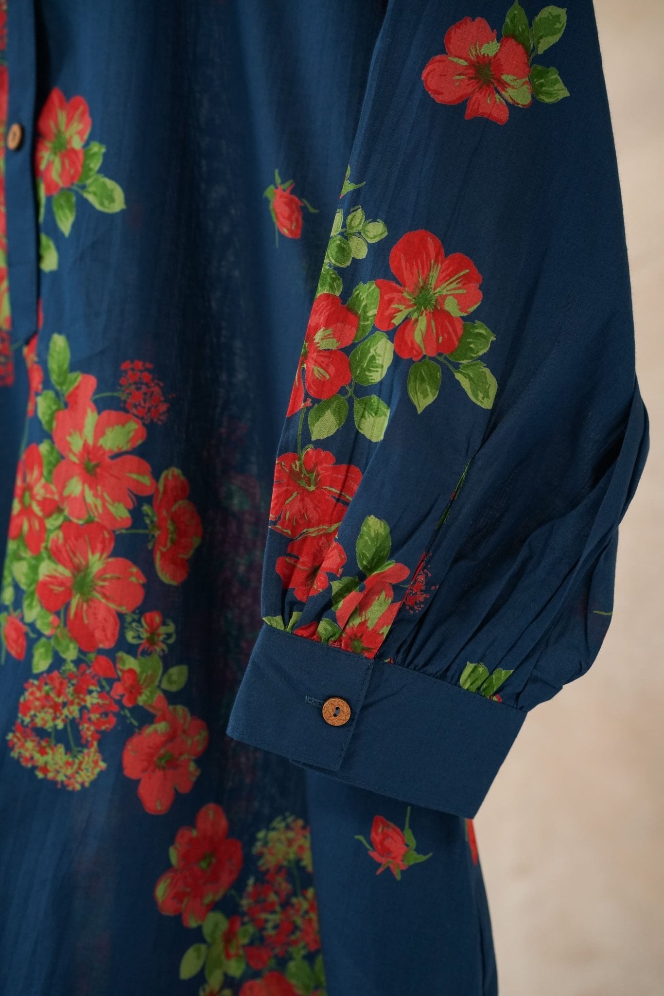 Floral Bloom Blue Kurta - Tara - C - Tara