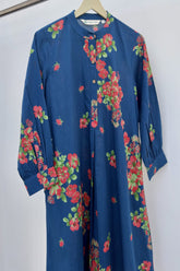 Floral Bloom Blue Kurta - Tara - C - Tara