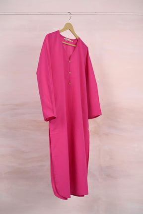 Fresh Pink Pleated Kurta - Tara - C - Tara