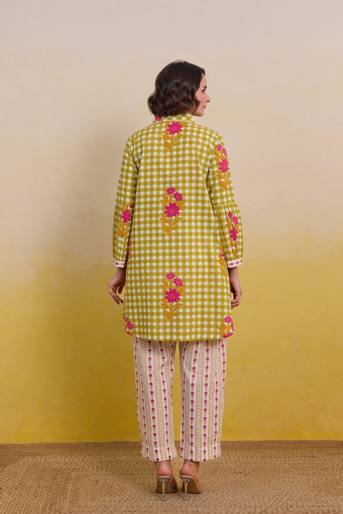 Gingham Blossom Co - ord Set - Tara - C - Tara