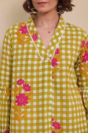 Gingham Blossom Co - ord Set - Tara - C - Tara