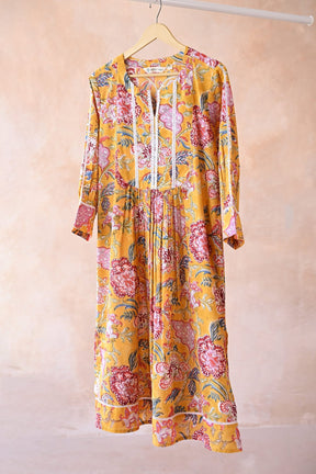 Golden Bloom Floral Kurta - Tara - C - Tara