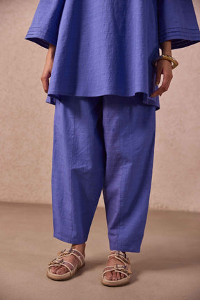 Iris Solid Check Cotton Coord Set - Tara - C - Tara