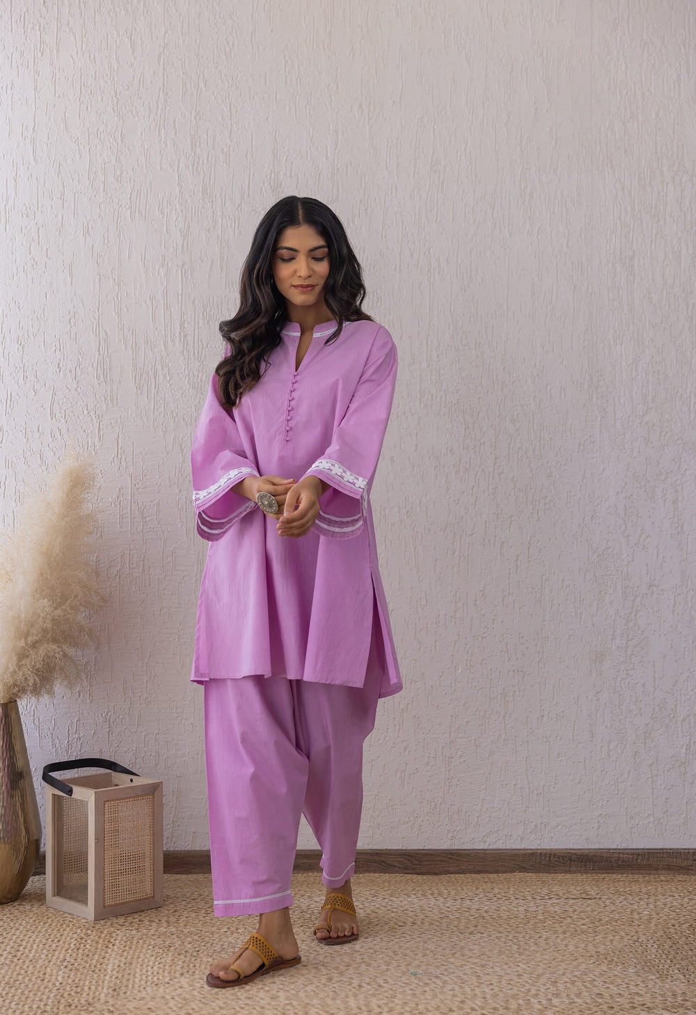 Lilac Loom Ikat Co-ord Set