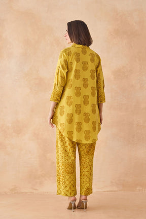 Mustard Paisley Print Co - ord Set - Tara - C - Tara