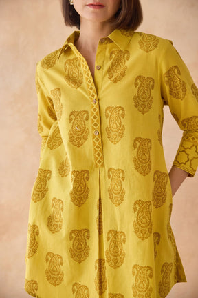 Mustard Paisley Print Co - ord Set - Tara - C - Tara