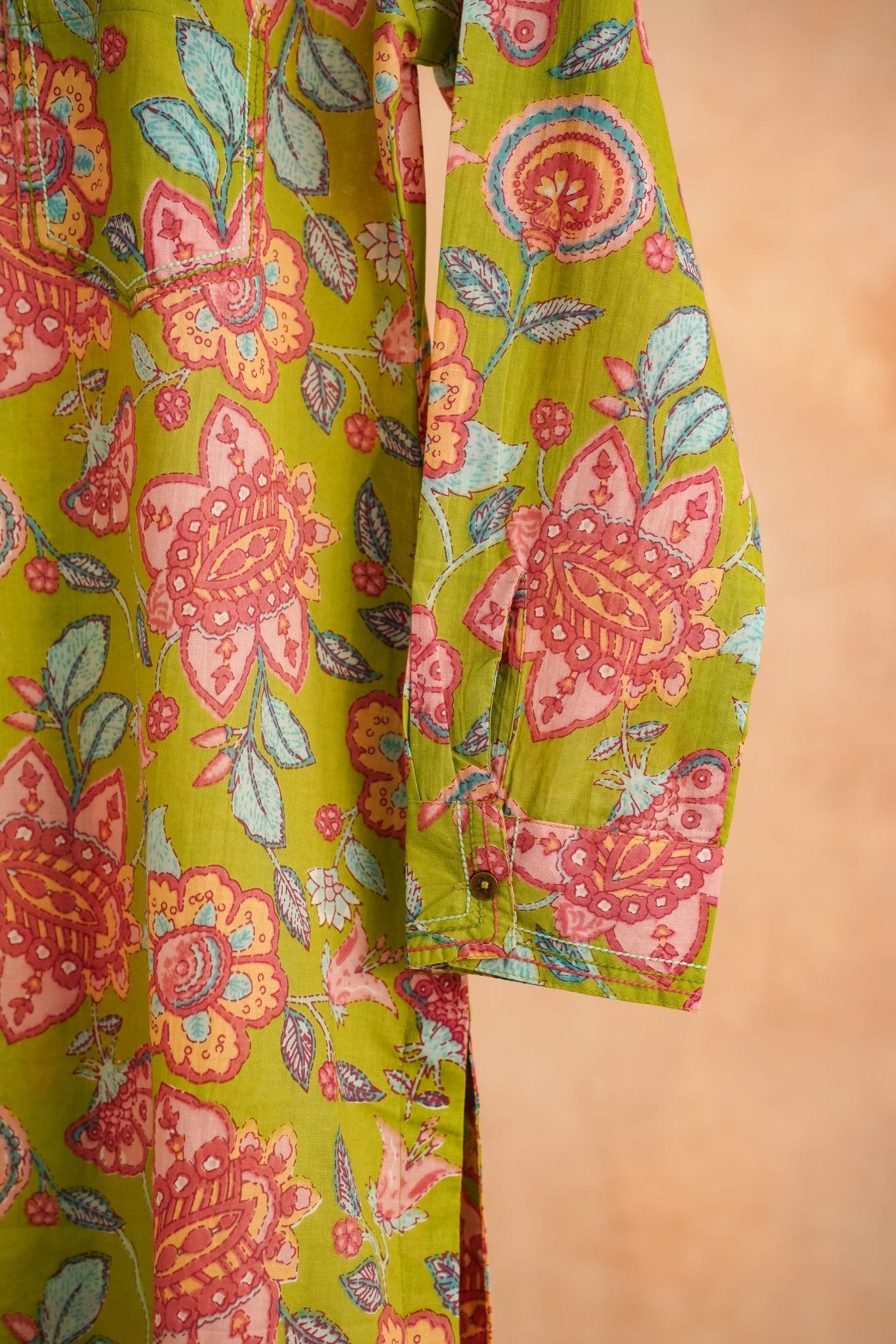 Olive Garden Floral Kurta - Tara - C - Tara