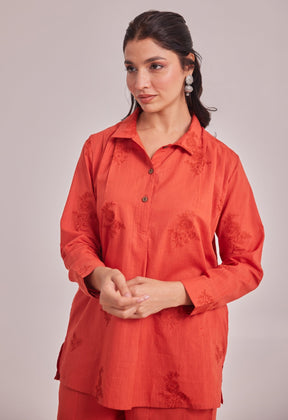 ORANGE EMBROIDERED CO - ORD SET - Tara - C - Tara