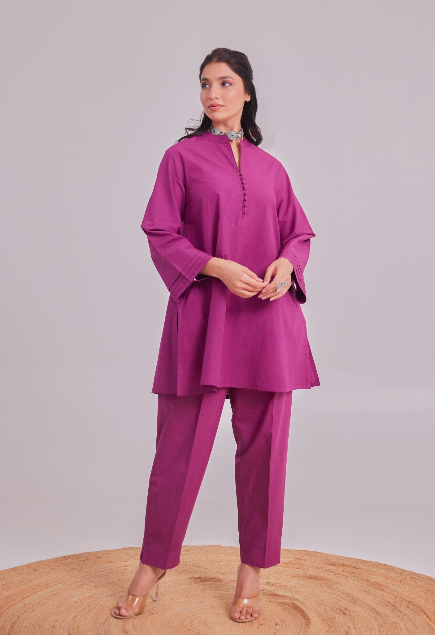 Purple Co - ord Set - Tara - C - Tara