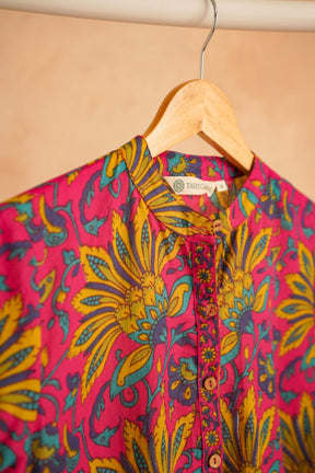 Tropical Paradise Print Kurta - Tara - C - Tara