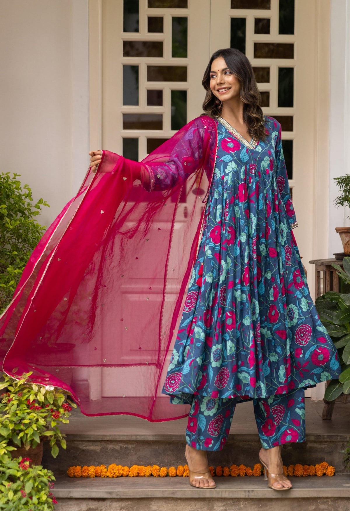Punjabi Silk Suits/Silk Suit Designing Ideas/Casualwear Silk Salwar Suit...  | Simple dresses, Beautiful suit, Party wear