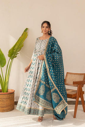 Sundari Anarkali Plus Size Dress Set - Tara-C-Tara